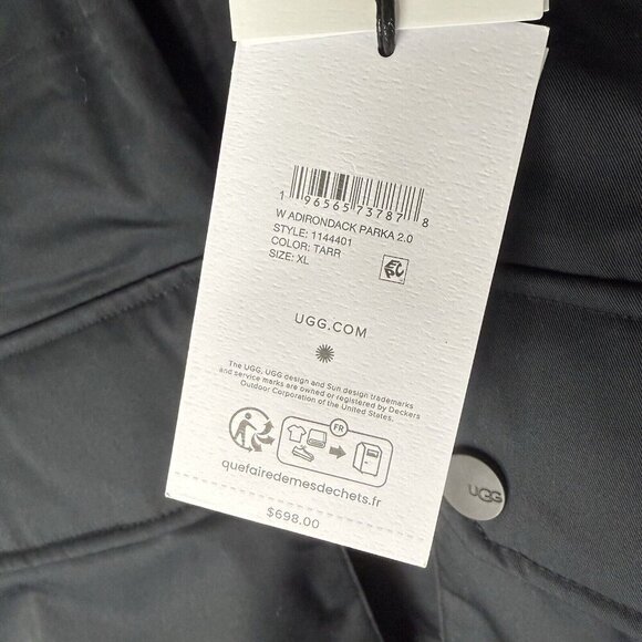 UGG Down Fill Winter Coat Size XL 3 In 1 Waterproof Adirondack Butte Jacket - Picture 5 of 11
